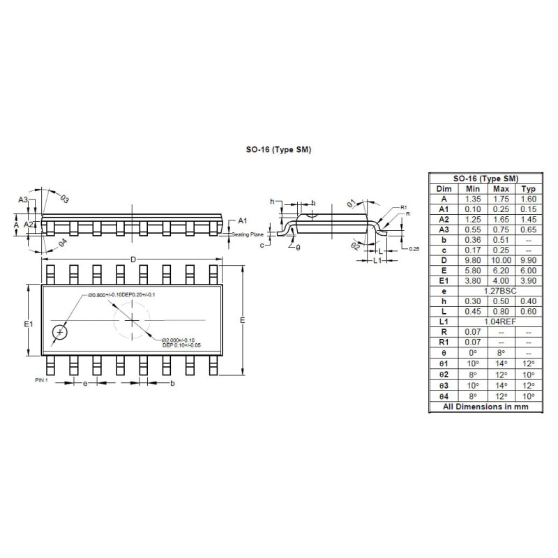 50 pcs - Diodes Inc ULN62003AS16-13 N-MOSFET Transistor SO-16