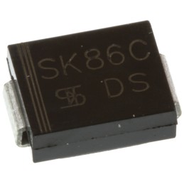 20 pcs - Taiwan Semi 60V 8A, Schottky Diode, 2-Pin DO-214AB SK86C