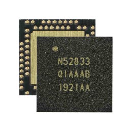 100 pcs - Nordic Semiconductor nRF52833-QIAA-R7, System-On-Chip for Industrial, 42-Pin QFN73