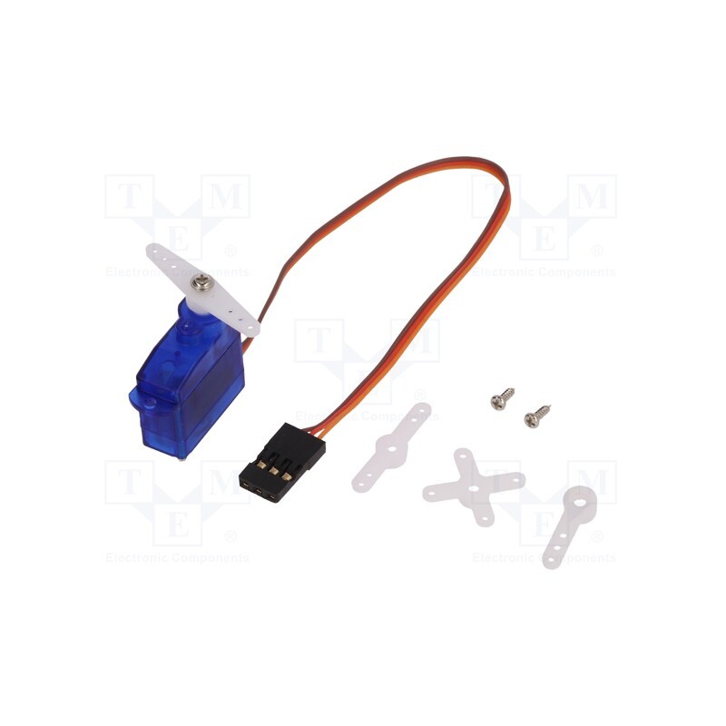 1 pcs x POLOLU - POLOLU-1053 - Motor: servo, 4.8÷6VDC, sub-micro, analogue, 20.2x8.5x20.2mm, JR