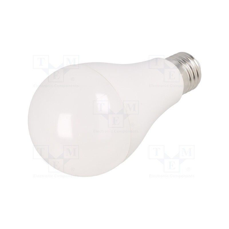 1 pcs x GTV Poland - LD-PZ3A65-18W - LED lamp, cool white, E27, 230VAC, 1750lm, 17.3W, 180°, 6500K