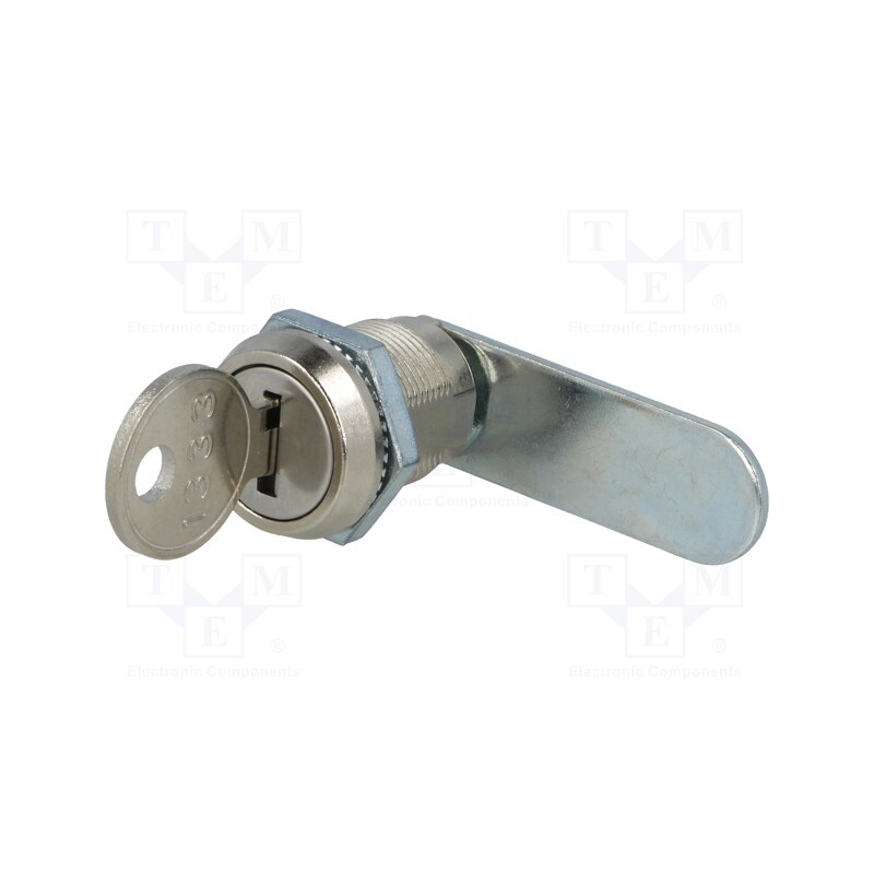 1 pcs x ROZTOCZE - M19W-1333-22/2/45-90-02 - Lock, zinc and aluminium alloy, 22mm, Key code: 1333, 90°