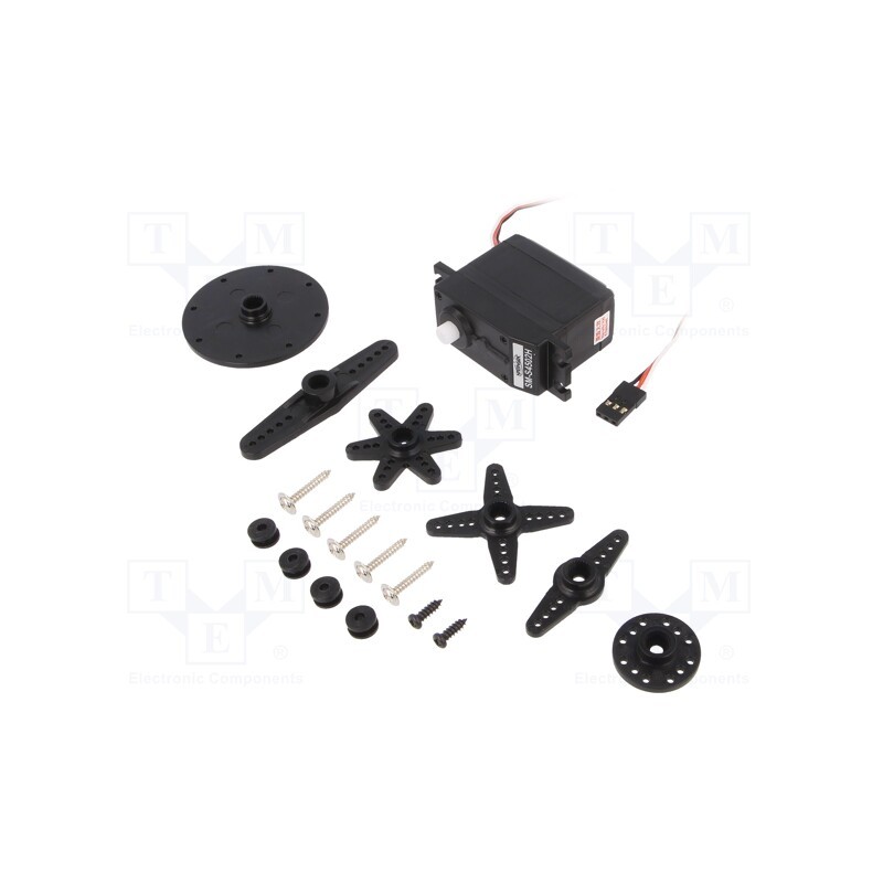 1 pcs x SpringRC - OKY8068 - Motor: servo, 4.8÷6VDC, standard, analogue, 40.3x20.2x36mm, metal