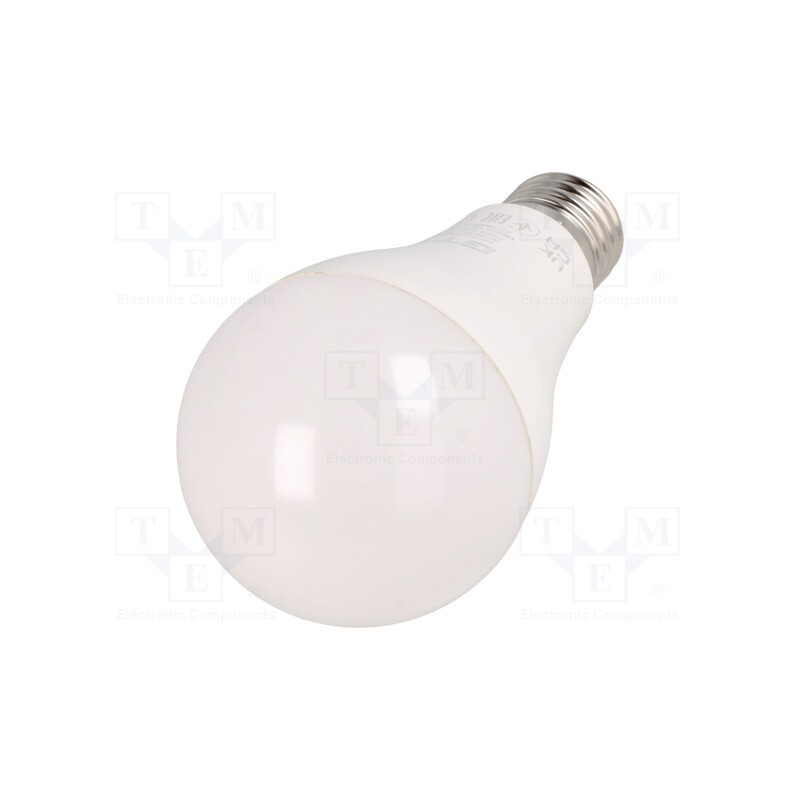 1 pcs x GTV Poland - LD-PN3A65-18W - LED lamp, neutral white, E27, 230VAC, 1750lm, 17.3W, 180°, 4000K