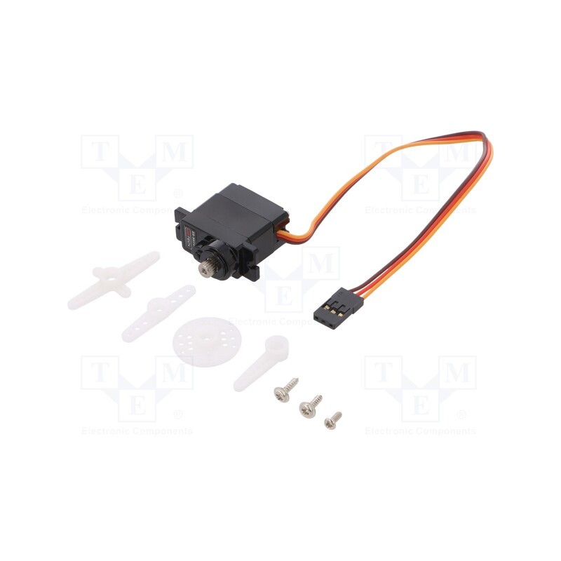 1 pcs x OKYSTAR - OKY8041 - Motor: servo, 4.8÷6VDC, micro, analogue, 23x12x29mm, polyamide