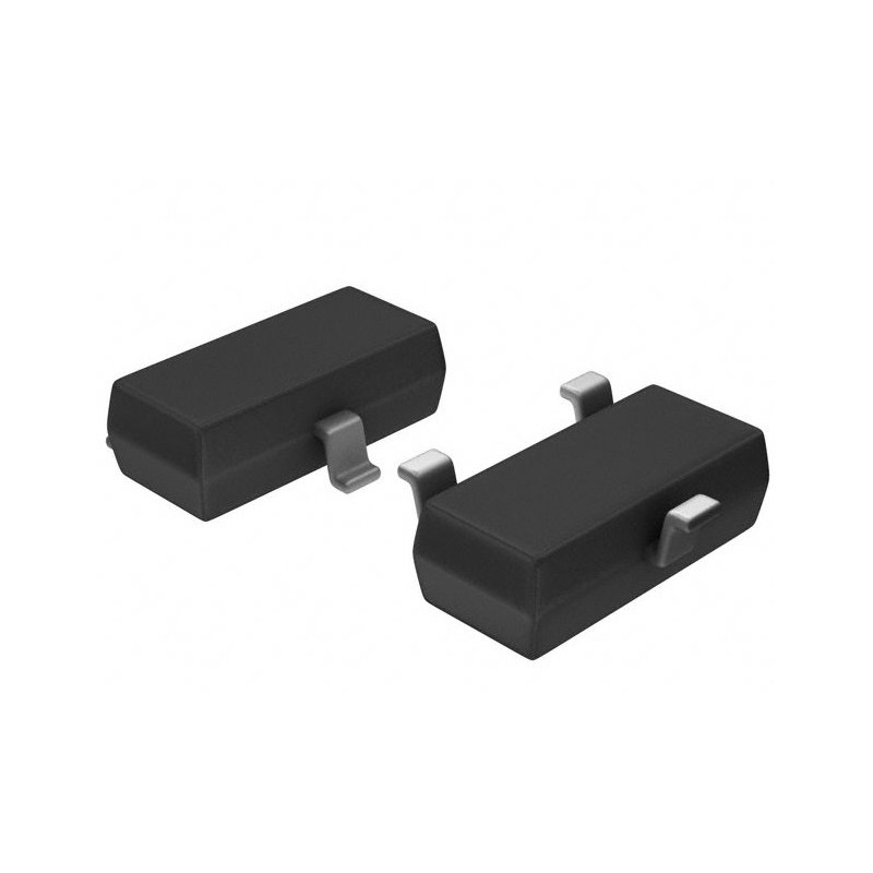 1000 pcs - Vishay 40V 200mA, Schottky Rectifier & Schottky Diode, 3-Pin SOT-23 BAS40-00-E3-08