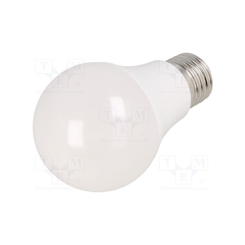 1 pcs x GTV Poland - LD-PN3A60-10W - LED lamp, neutral white, E27, 230VAC, 900lm, 9.5W, 220°, 4000K