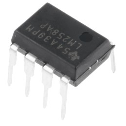 50 pcs - LM258AP Texas Instruments, Precision, Op Amp, 700kHz, 5 - 28 V, 8-Pin PDIP