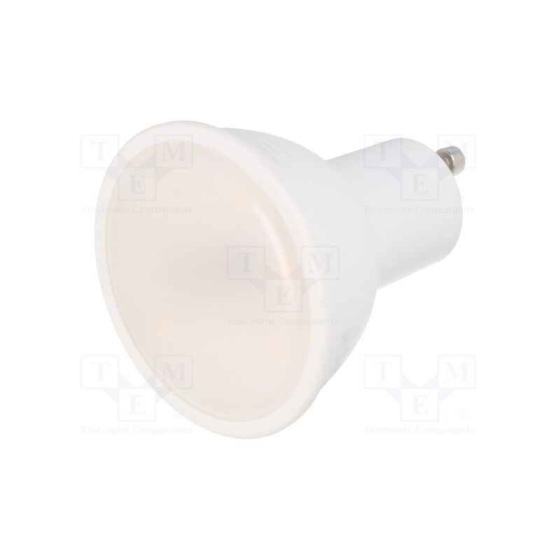 1 pcs x GTV Poland - GT-GU10WW5W-3 - LED lamp, warm white, GU10, 230VAC, 400lm, 5W, 120°, 3000K, 3pcs.