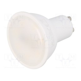 1 pcs x GTV Poland - GT-GU10NW5W-3 - LED lamp, neutral white, GU10, 230VAC, 400lm, 5W, 120°, 4000K, 3pcs.