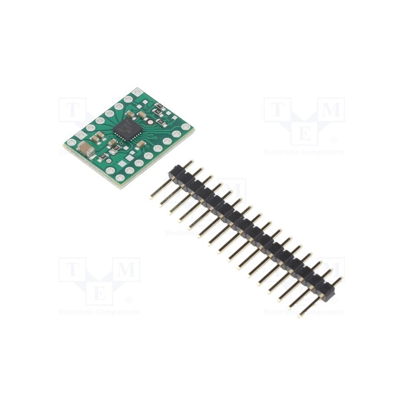 1 pcs x POLOLU - DRV8434S SPI STEPPER MOTOR DRIVER CARRIE - Stepper motor controller, DRV8434S, SPI, 1.2A, Uin mot: 4.5÷48V