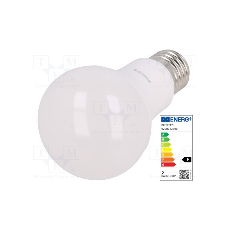 1 pcs x PHILIPS - 8718699769765 - LED lamp, warm white, E27, 230VAC, 1521lm, P: 13W, 200°, 2700K