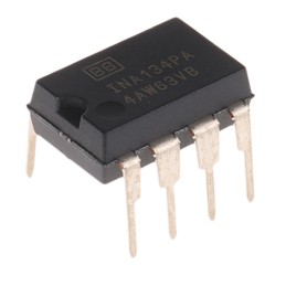 50 pcs - Texas Instruments INA134PA Differential Line Receiver, 8-Pin PDIP