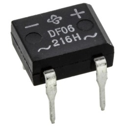 50 pcs - Vishay Bridge Rectifier, 1A, 600V, 4-Pin