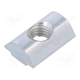 1 pcs x FATH - 96286 - Nut, for profiles, Width of the groove: 6mm, steel, zinc, T-slot