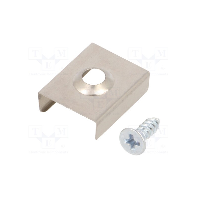 1 pcg x TOPMET - 89980019 - Flexible mounting plate Z, natural, 20pcs, stainless steel