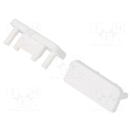 1 pcg x TOPMET - 77990001 - Cap for LED profiles, white, 20pcs, ABS, GEN2, SURFACE10