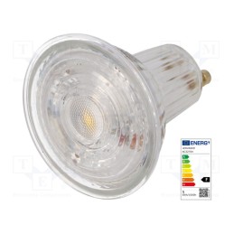 1 pcs x ams OSRAM - 4058075096622 - LED lamp, warm white, GU10, 230VAC, 350lm, P: 4.3W, 36°, 3000K