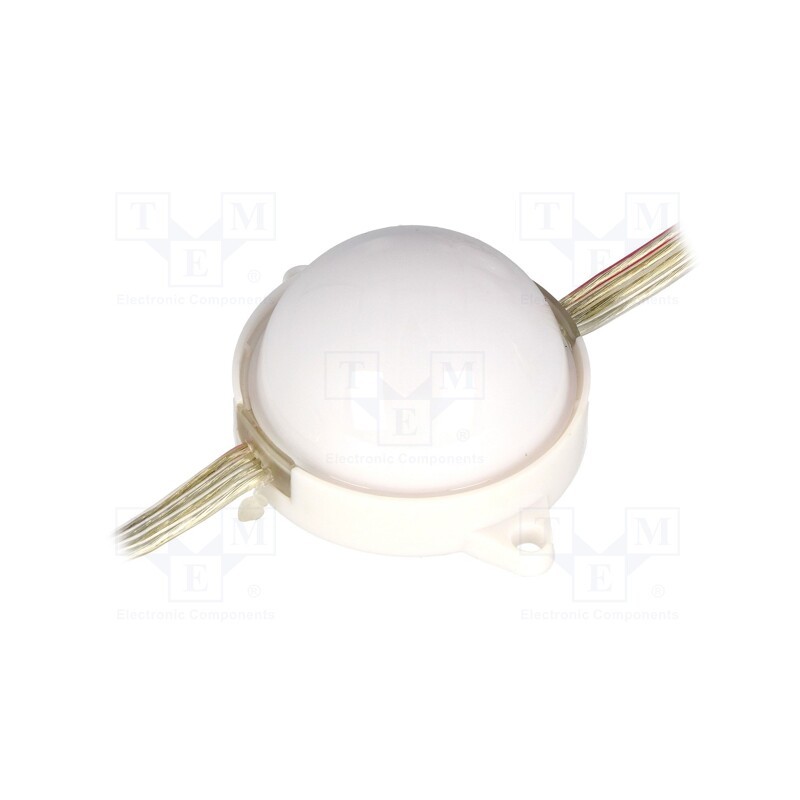 1 pcs x WORLDSEMI - HC-F12V-F50-6L-WS2811 - LED, RGB, IP68, No.of diodes: 6, 5050,PLCC6, Ø50mm, 12V, SMD