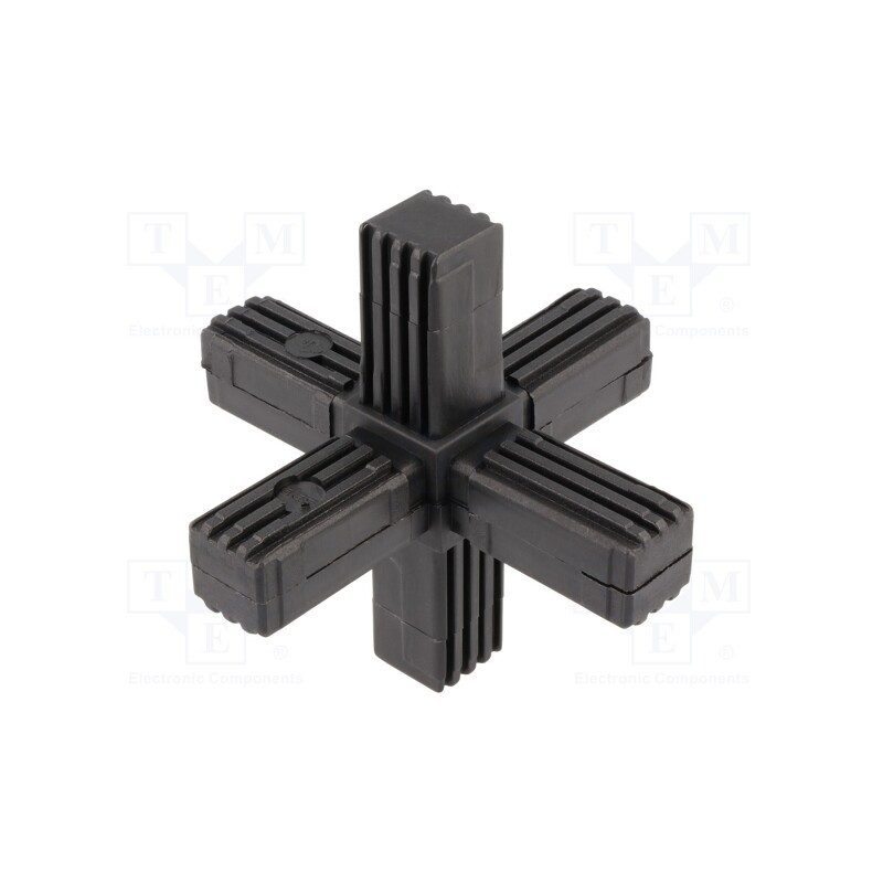 1 pcs x ELESA+GANTER - 430041 -AS - Mounting coupler, for profiles, Mat: polyamide, -30÷100°C, I: 56mm