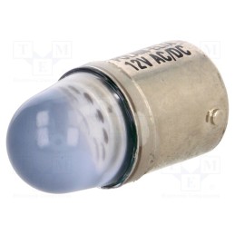 1 pcs x POLAM-ELTA - LB-BA15S-230AC - LED lamp, blue, BA15S, 230VAC