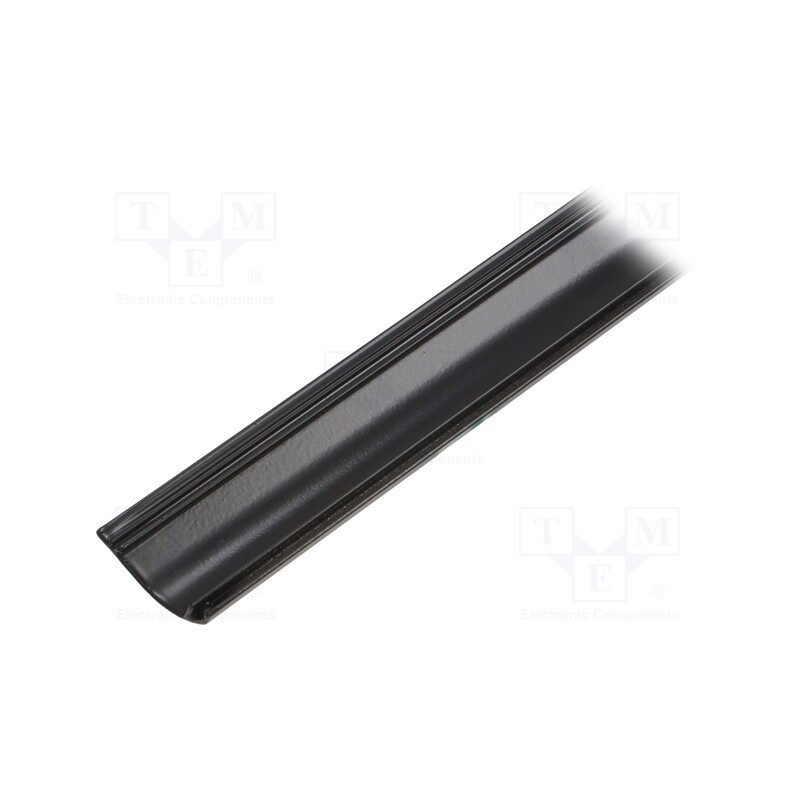 1 pcs x TOPMET - F9000502 - Cover, black, 1m, aluminium, anodized, for profiles,WAY10