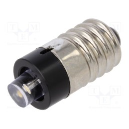 1 pcs x MARL - 210-993-23-38 - LED lamp, white warm, E10, 24÷28VDC, No.of diodes: 1, -30÷75°C, 5mm