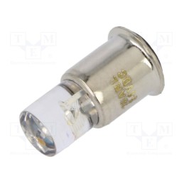 1 pcs x MARL - 206-521-23-38 - LED lamp, yellow, SX6s, 24÷28VDC, No.of diodes: 1, -30÷75°C, 5mm