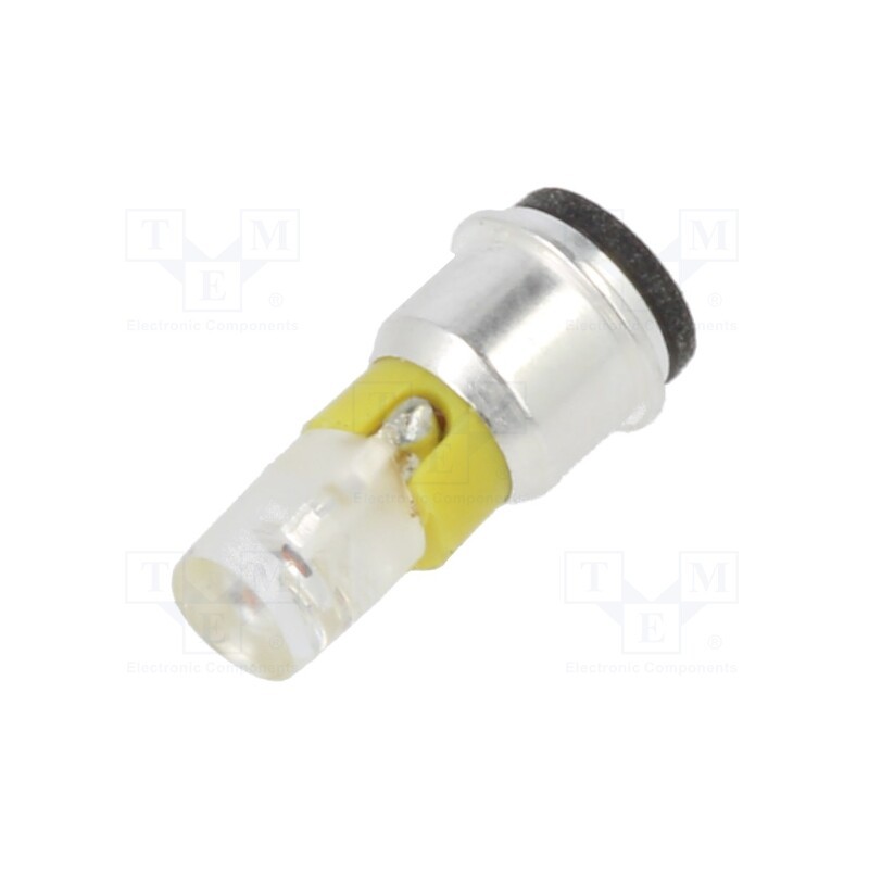 1 pcs x MARL - 202-325-23-38 - LED lamp, yellow, SX3s, 24÷28VDC, No.of diodes: 1, -40÷85°C, 3mm