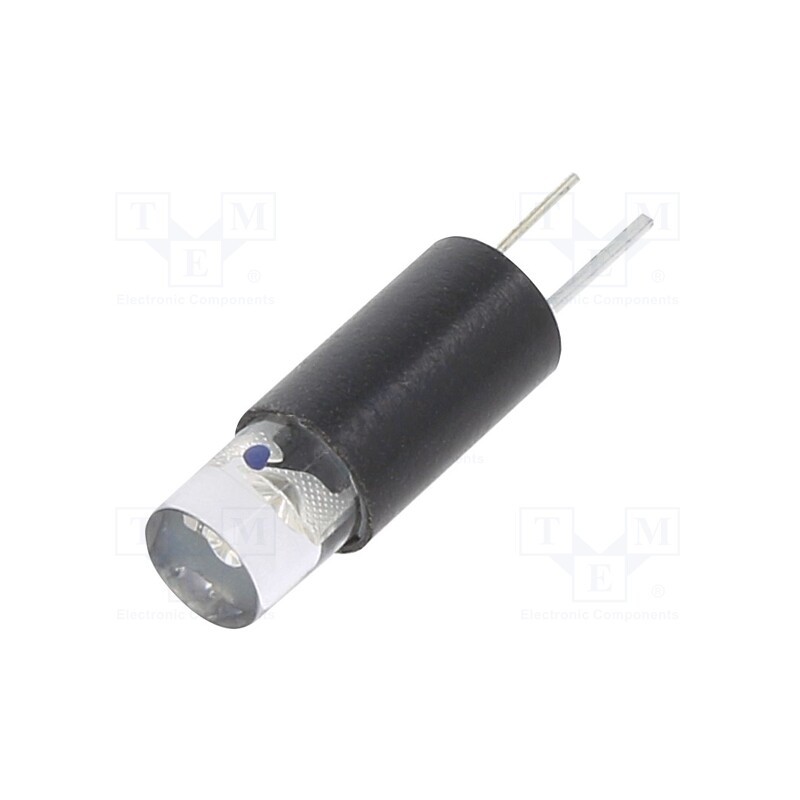 1 pcs x MARL - 204-930-20-38 - LED lamp, blue, 5÷6VDC, No.of diodes: 1, -30÷75°C, 5mm, Bulb: T1 3/4