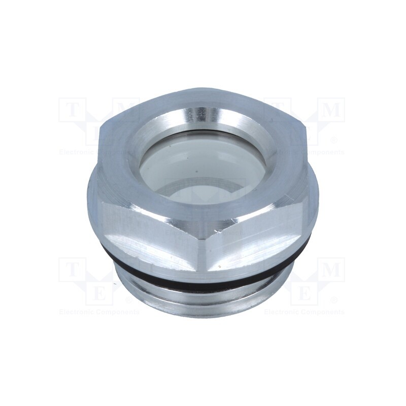 1 pcs x ELESA+GANTER - GN 743-14-G1/2-A - Level indicator, Inspect.hole dia: 14mm, G 1/2', Mat: aluminium