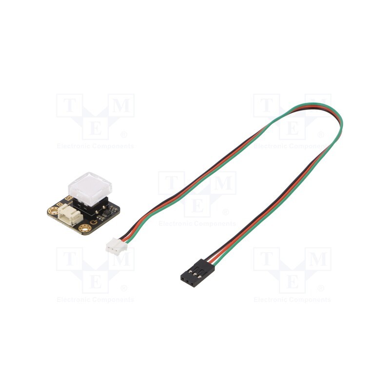 1 pcs x DFROBOT - DFR0789-G - Module: button, Gravity, 3.3÷5VDC, digital, 27x26.5mm, Arduino