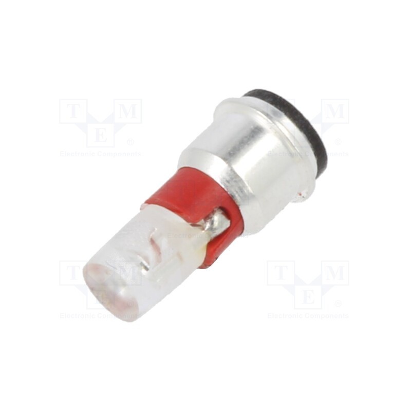 1 pcs x MARL - 202-301-23-38 - LED lamp, red, SX3s, 24÷28VDC, No.of diodes: 1, -40÷85°C, 3mm