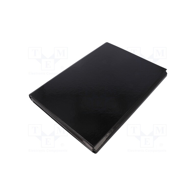 1 pcs x OFFICE PRODUCTS - Folder, A4, navy blue, Velcro fastening