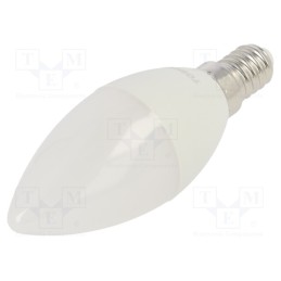 1 set x TOSHIBA LED LIGHTING - DELS-CD344P714AE23 - LED lamp, warm white, E14, 230VAC, 470lm, 4.7W, 180°, 3000K, 3pcs.