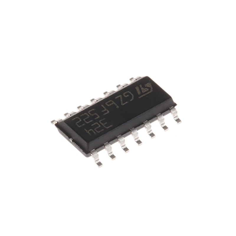 50 pcs - LM324D STMicroelectronics, Low Power, Op Amp, 1.3MHz, 5 - 28 V, 14-Pin SOIC