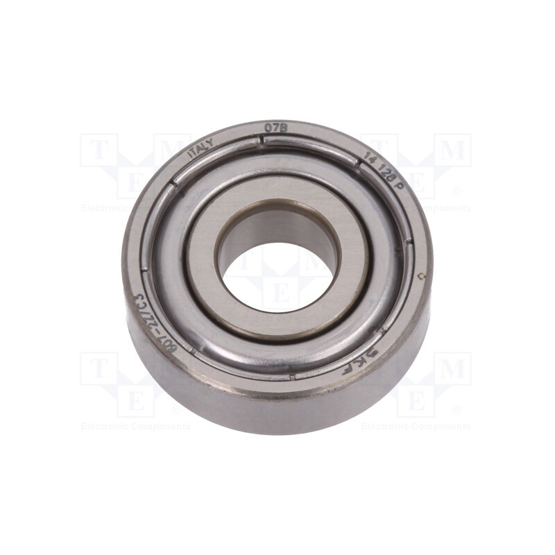 1 pcs x SKF - 607-2Z/C3 SKF - Bearing: single row deep groove ball, Øint: 7mm, Øout: 19mm, W: 6mm