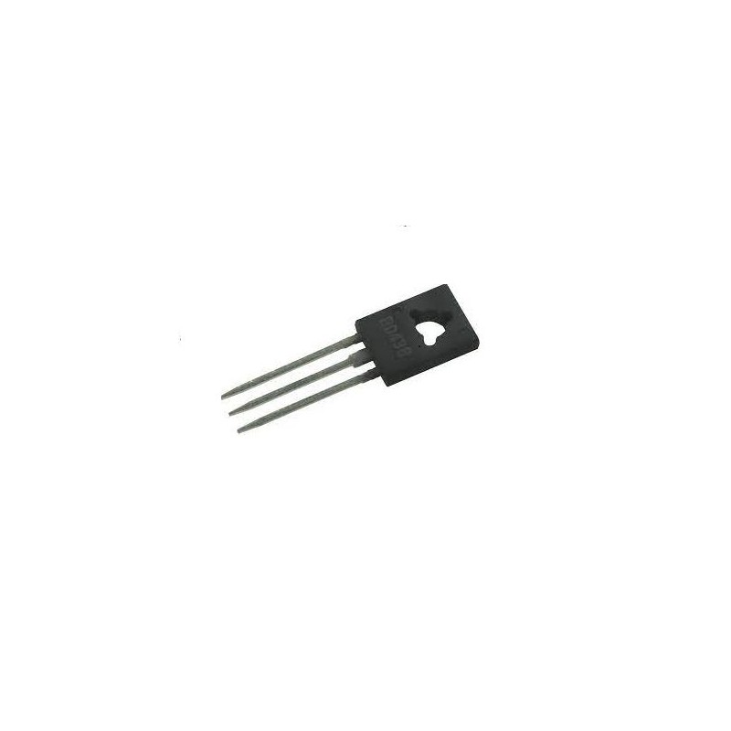 50 pcs - STMicroelectronics BD438 PNP Transistor, -4 A, -45 V, 3-Pin SOT-32