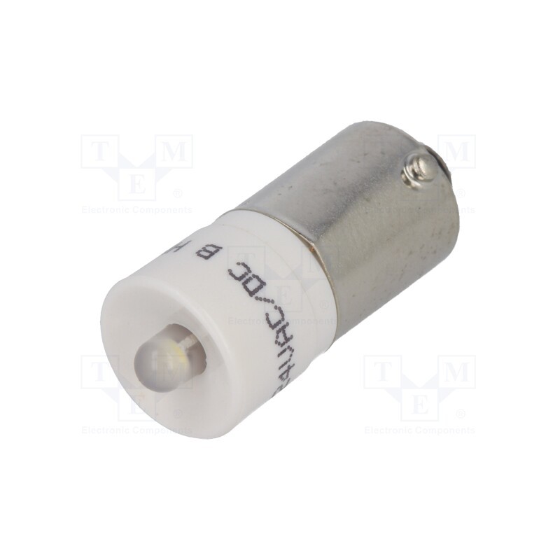 1 pcs x CML INNOVATIVE TECHNOLOGIES - 1860235W3D - LED lamp, white, BA9S, 24VDC, 24VAC