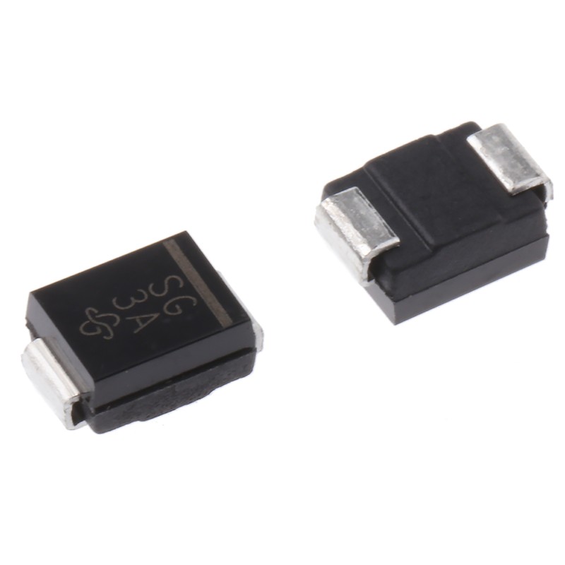 100 pcs - Vishay 400V 1.5A, Rectifier Diode, 2-Pin DO-214AA S2G-E3/52T