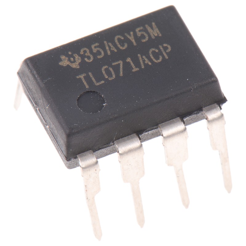 50 pcs - TL071ACP Texas Instruments, Op Amp, 3MHz, 8-Pin PDIP