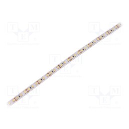 1 m x WISVA OPTOELECTRONICS - HH-S120F010-3528WW-12 WHITE PCB IP20 - LED tape, white warm, 3528, 12V, LED/m: 120, 10mm, white PC