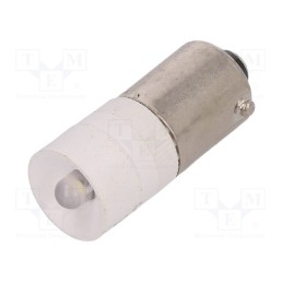 1 pcs x SIGNAL-CONSTRUCT - MEDB2568BR - LED lamp, white, BA9S, 230VAC