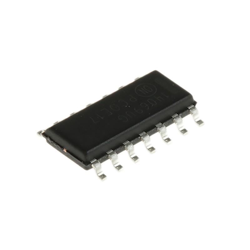 55 pcs - onsemi MC14069UBDG Hex Inverter, 14-Pin SOIC