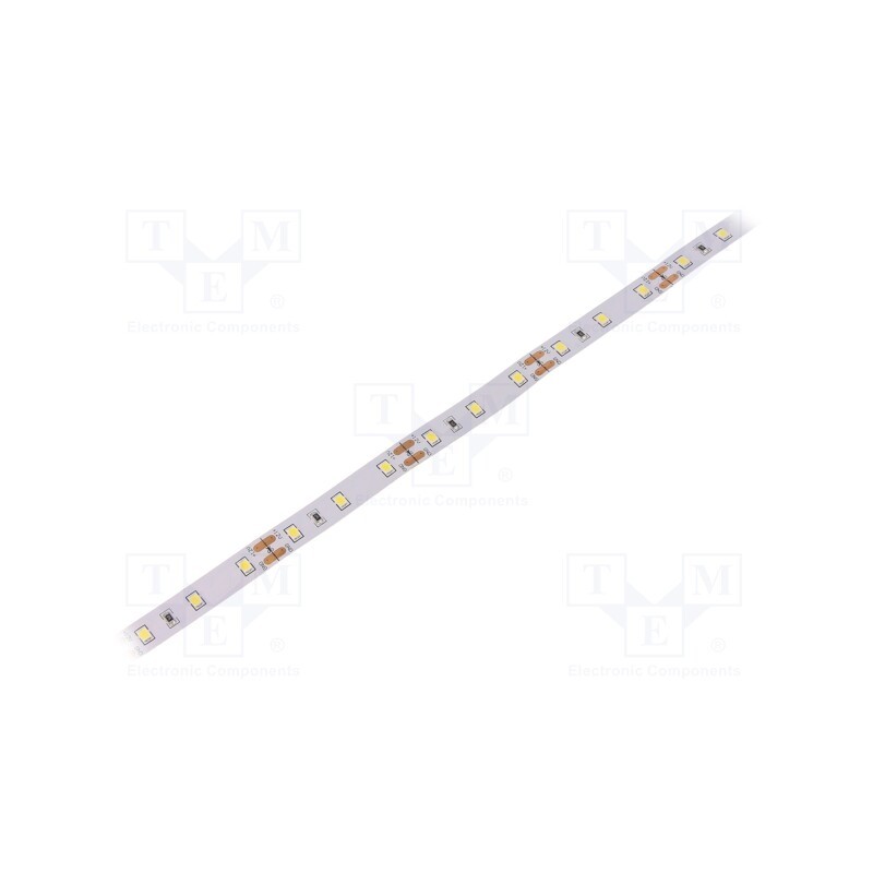 1 m x WISVA OPTOELECTRONICS - HH-S60F010-2835-12 CW WHITE PCB IP20 - LED tape, white cold, 2835, 12V, LED/m: 60, 10mm, white PCB