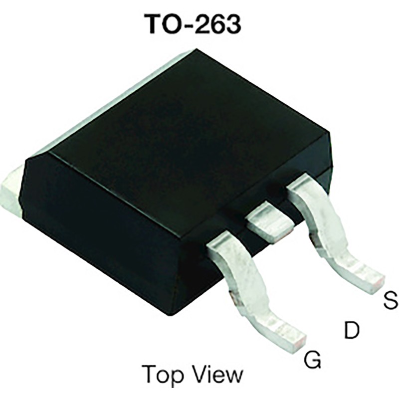 5 pcs - N-Channel MOSFET, 100 A, 40 V, 3-Pin D2PAK Vishay SQM40020E_GE3