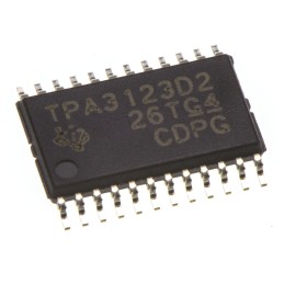 60 pcs - Texas Instruments,Audio10W, 24-Pin HTSSOP TPA3123D2PWP