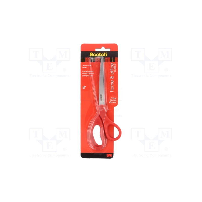 1 pcs x SCOTCH - 30051135208305 - Scissors, 205mm, Application: universal