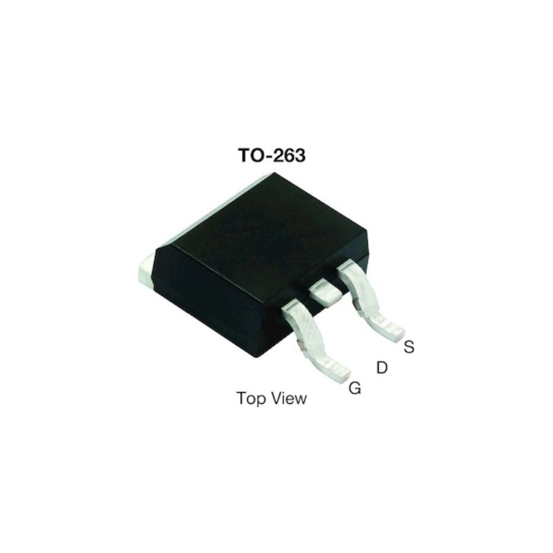 50 pcs - N-Channel MOSFET, 150 A, 100 V, 3-Pin D2PAK Vishay SUM70042E-GE3