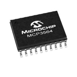 74 pcs - Microchip, Quad 24 bit- ADC 153.6ksps, 20-Pin TSSOP, UQFN